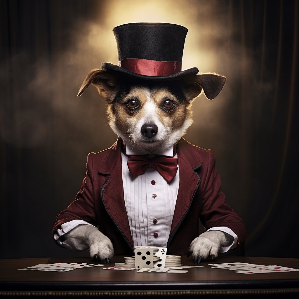 The Paper Magician Custom Dog Art Image Prints