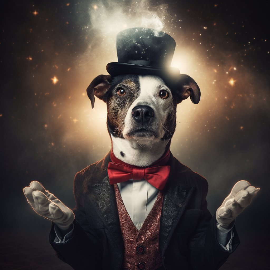 Popular Magicians French Bulldog Art Photo