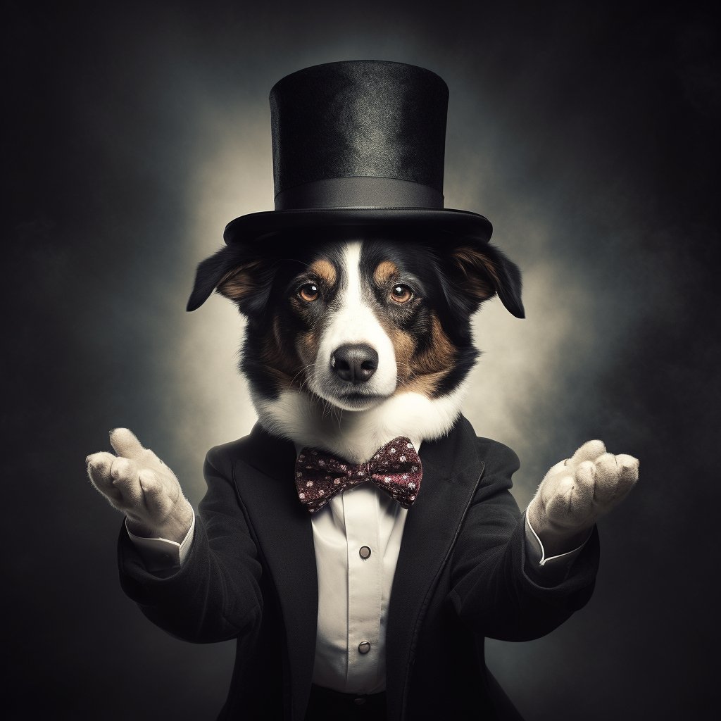 Canadian Magician Dog Art Photo Prints