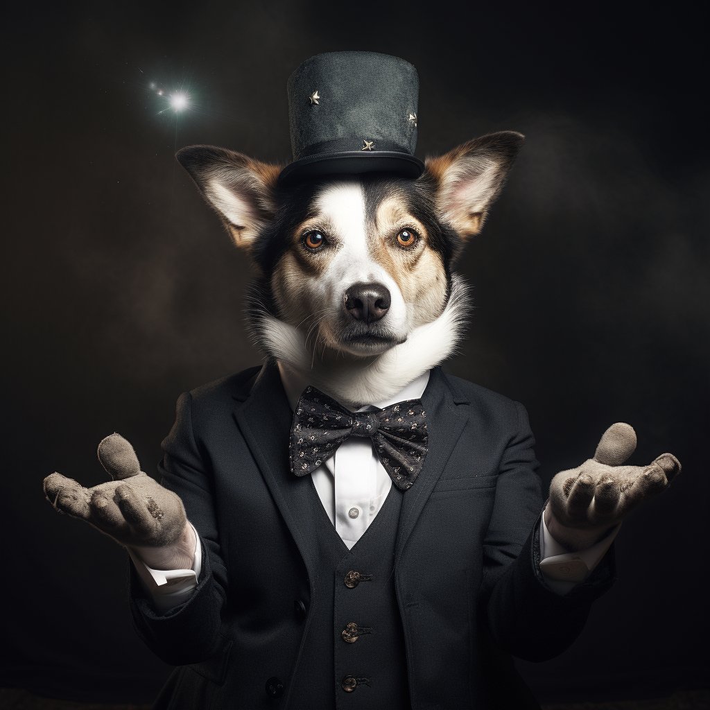 Best Magician In The World Bulldog Wall Art Photo