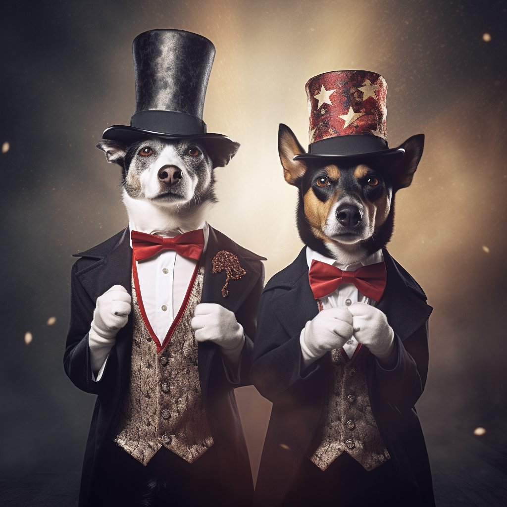 The Ultimate Magician Canvas Dog Prints Wall Art Photo