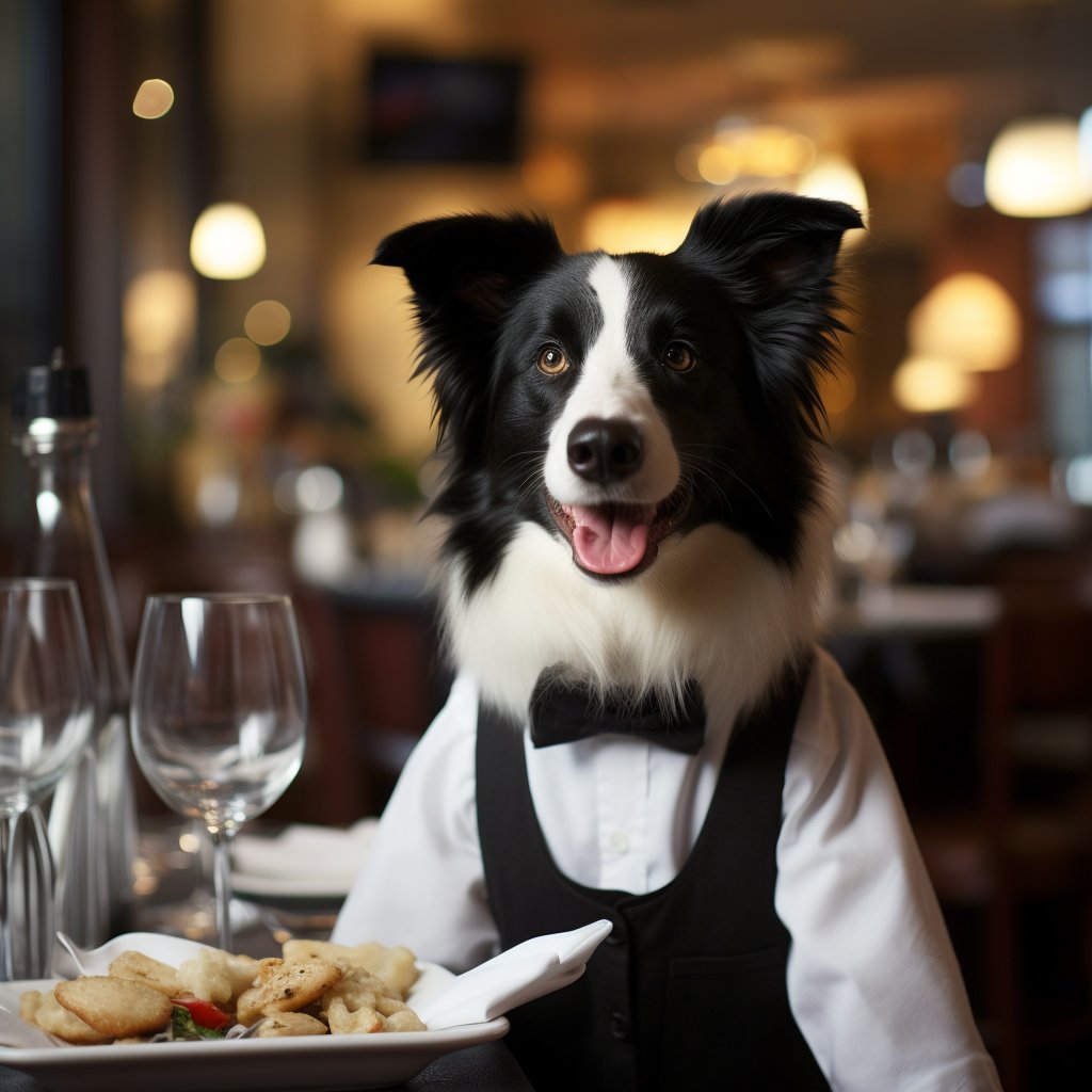 Exceptional Dining Room Team Contemporary Dog Art Photograph