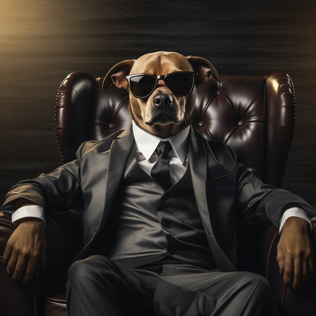 Ruthless Mafia Boss Art Prints Bulldog