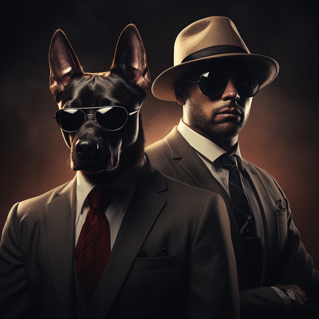 Corrupt Mafia Boss Pet Creations Art Photo