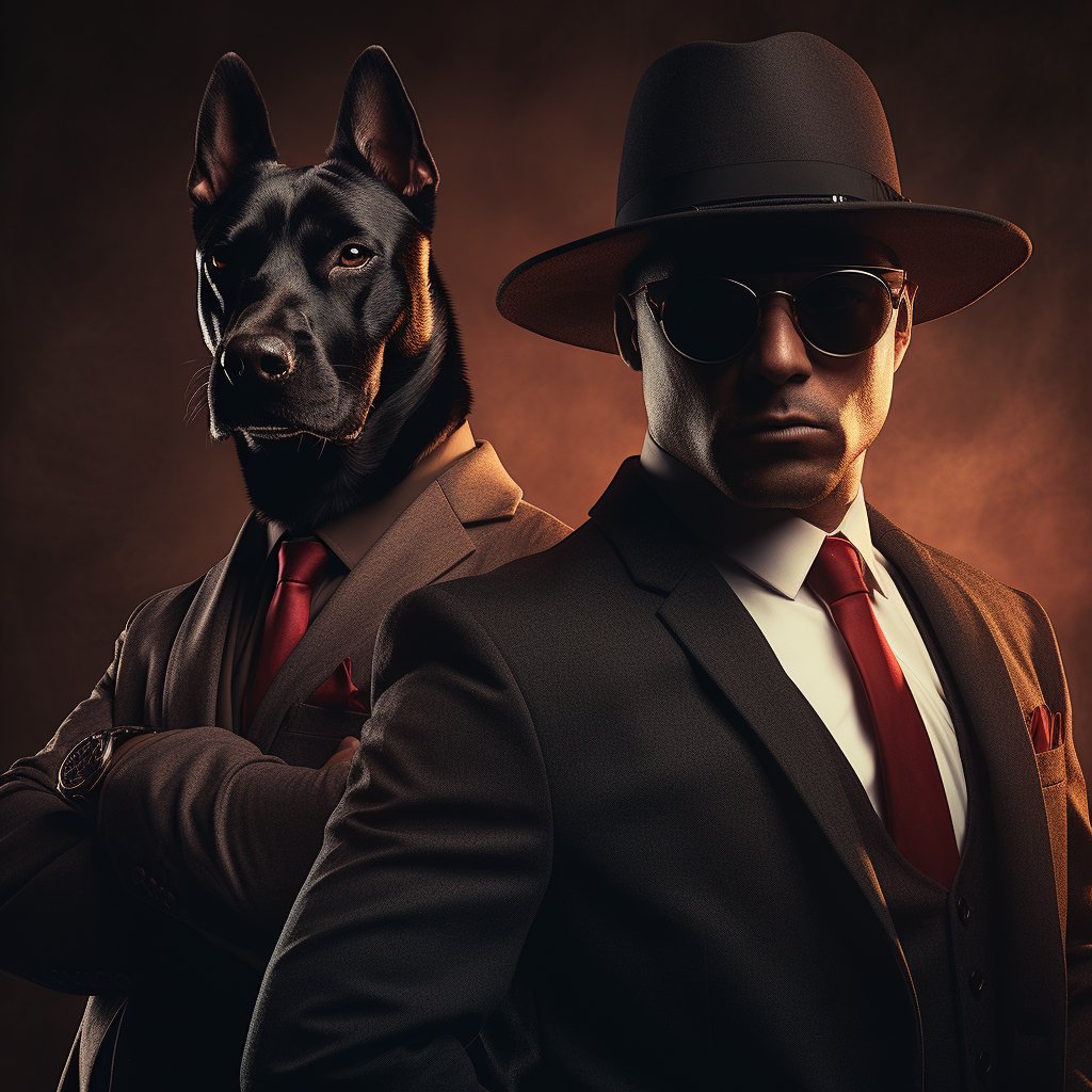 Respected Mafia Boss Pet Photos Into Art Photo