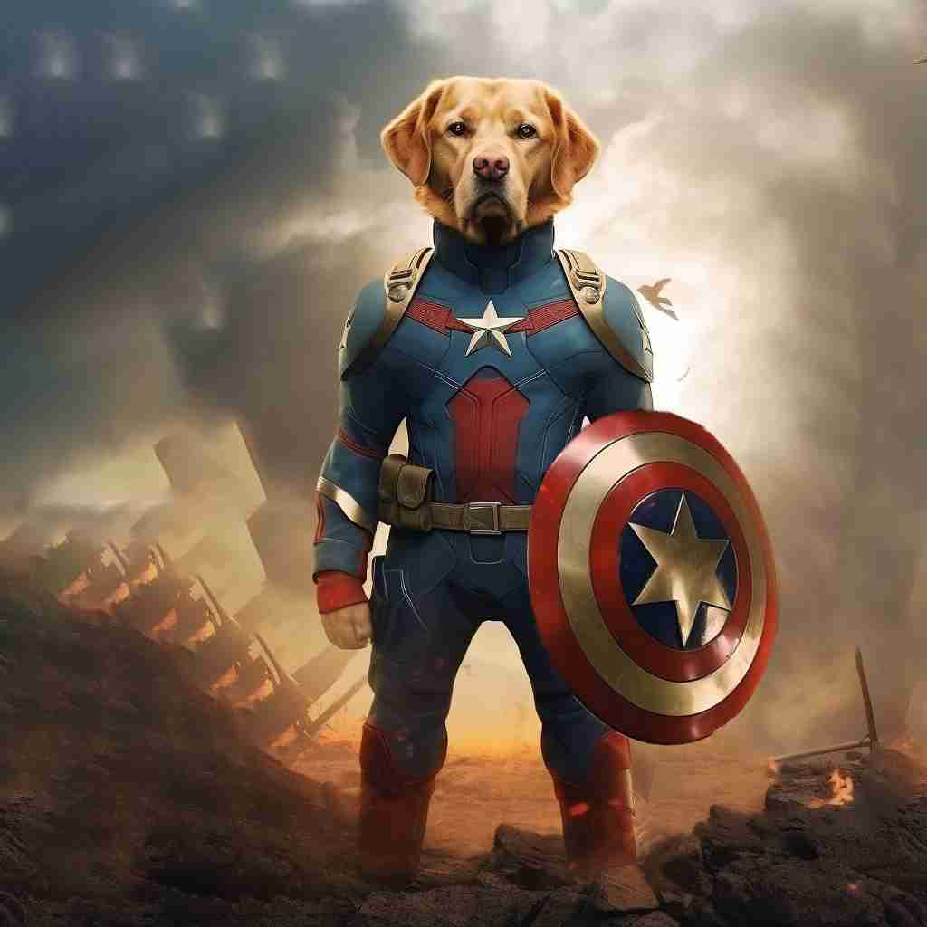 Captain America'S Strength Canvasback Pet Pictures