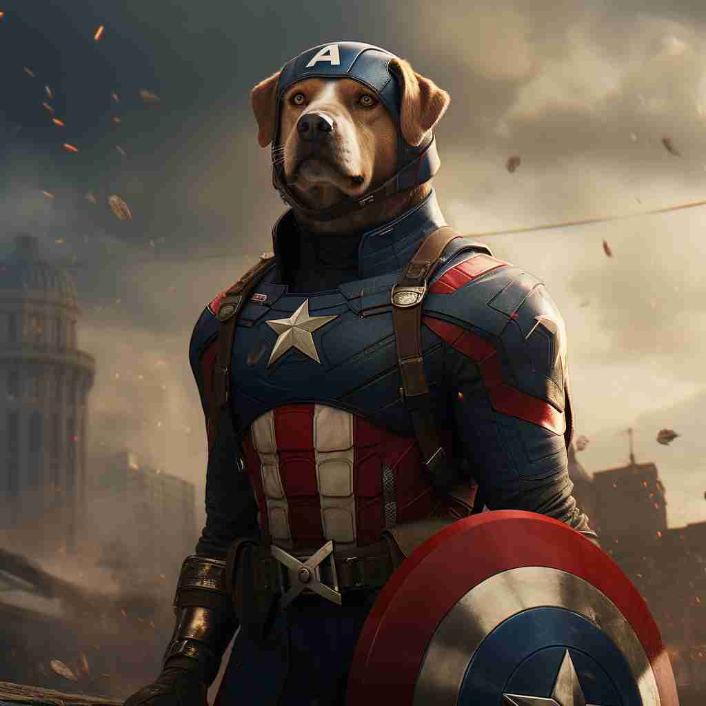 Swift Captain America Turn Picture Of Pet Into Portrait