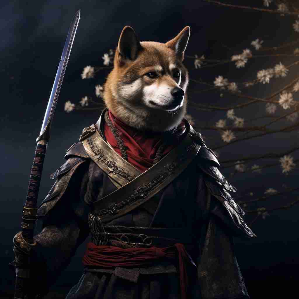 Samurai'S Unrelenting Tenacity Pet Canvas Photo Custom