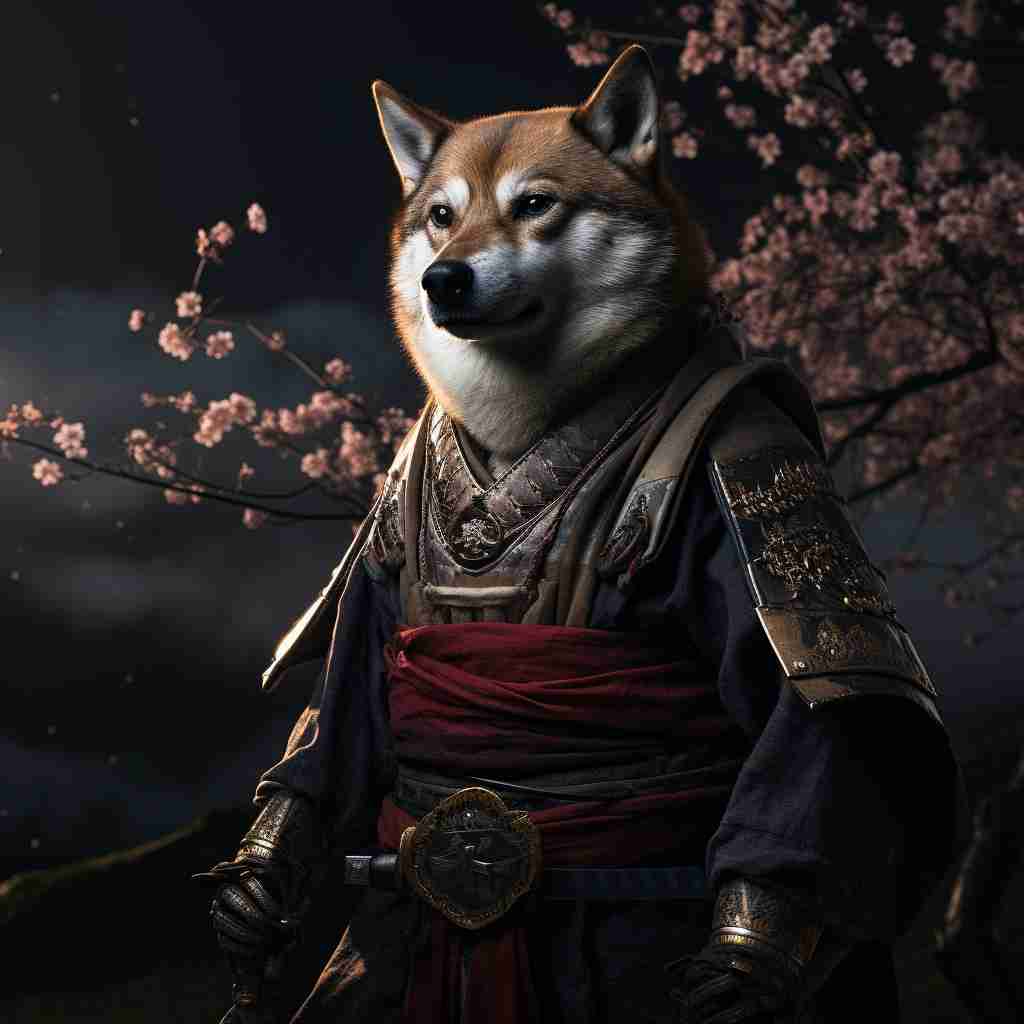 Samurai'S Dignified Nobility Paint Your Pet Canvas Picture