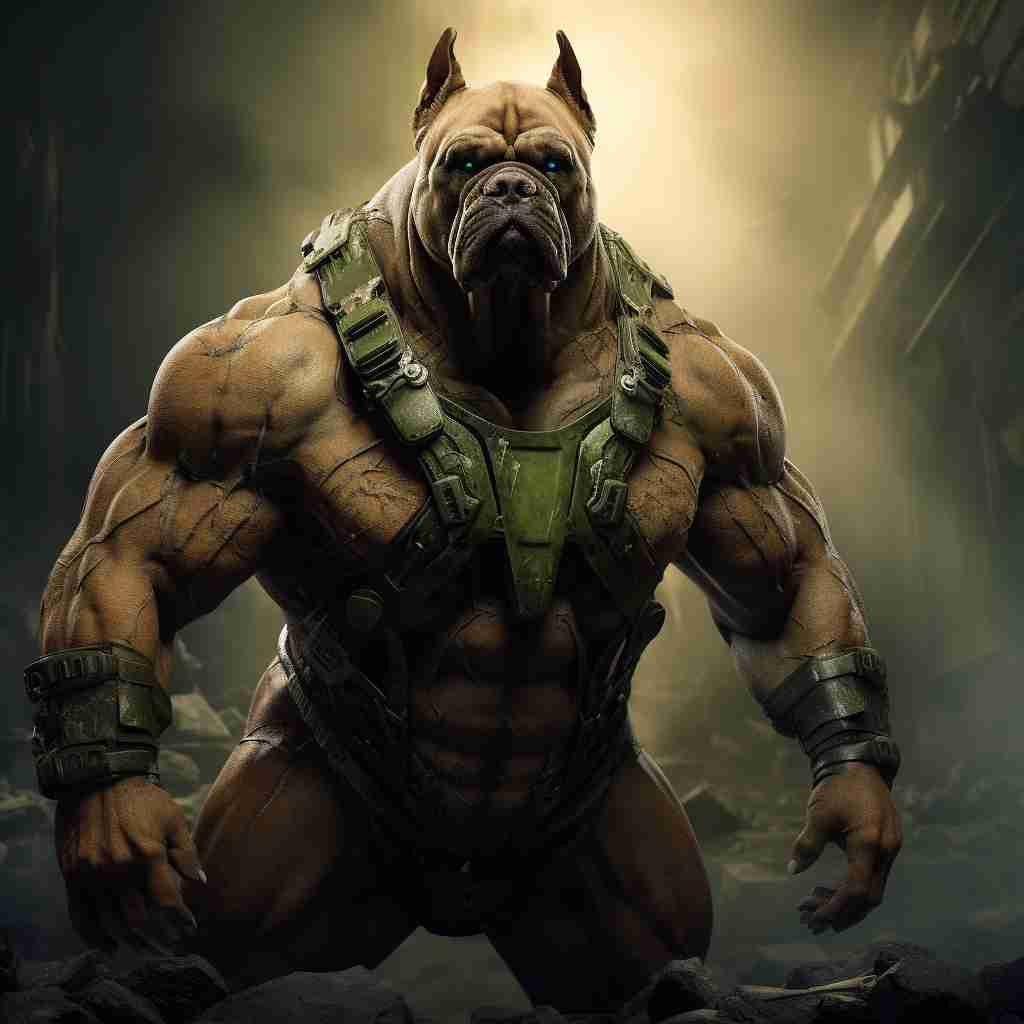 Goo Jit Zu Hulk Canvas Print Of Your Dog
