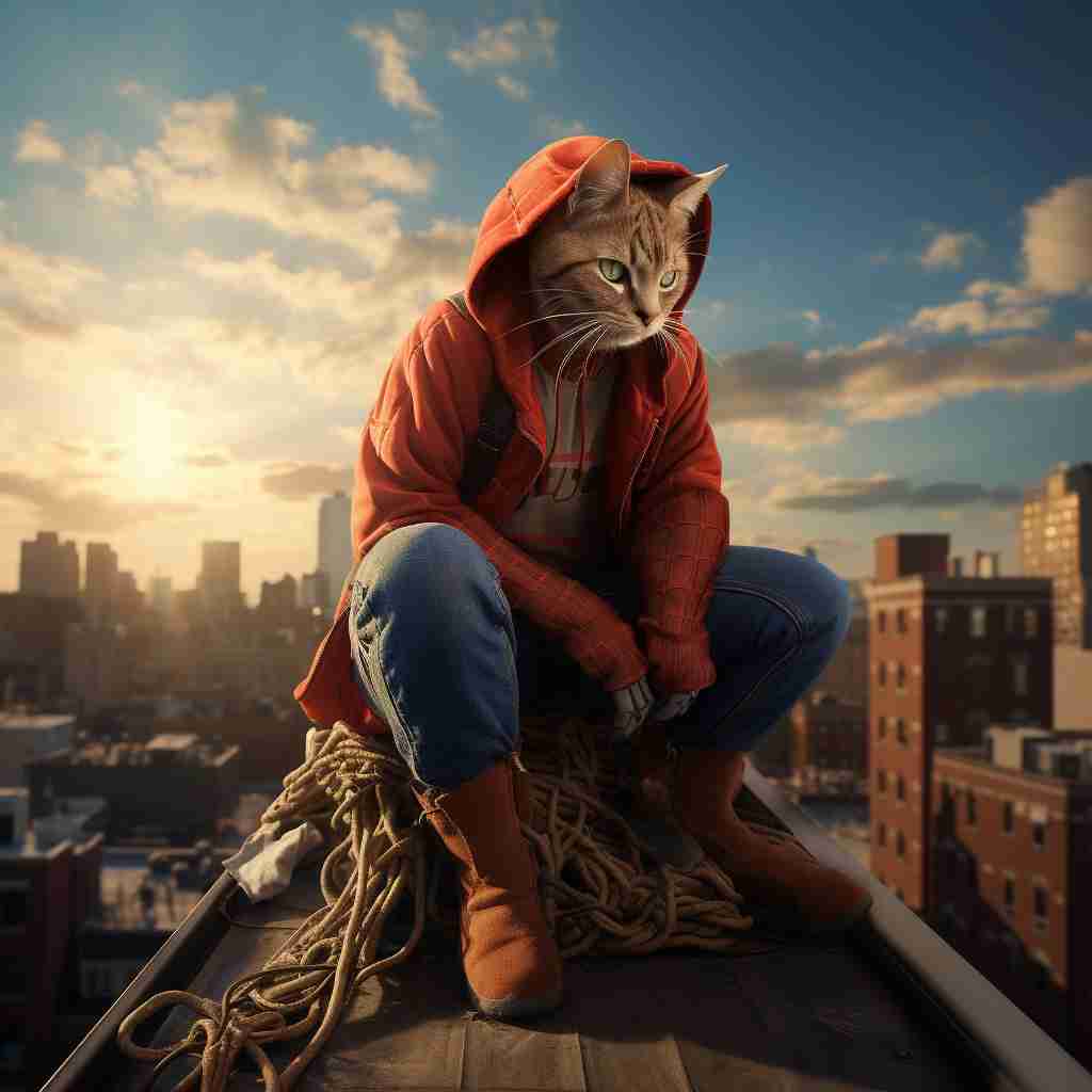 New Spider Man Big Art Cat Images