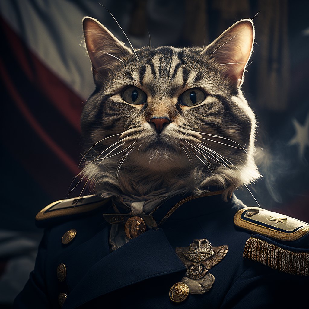 Warrior Cats Fan Art - Patriotic Feline Warriors Unleashed