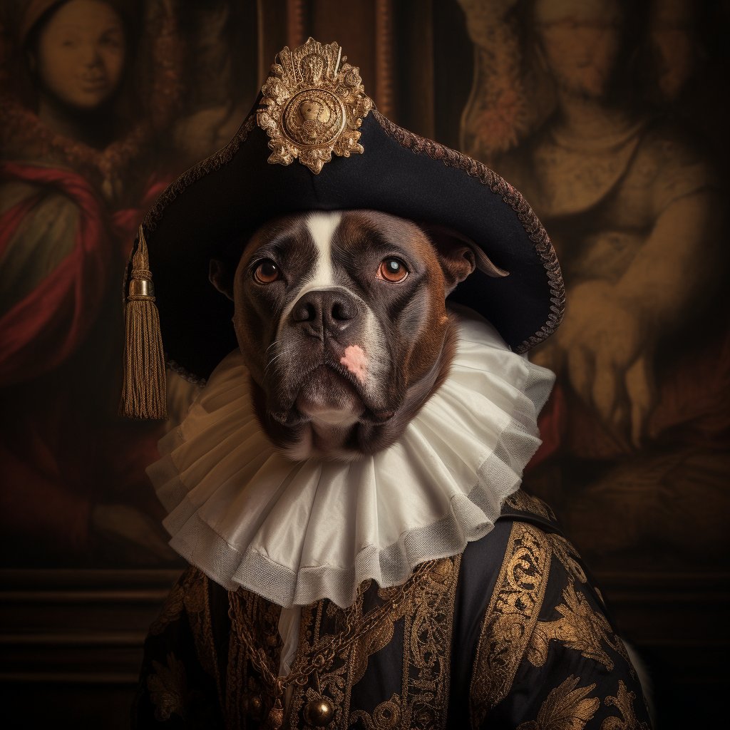 Majestic Pooch Chronicles: A Royal Portrait of Furryroyal