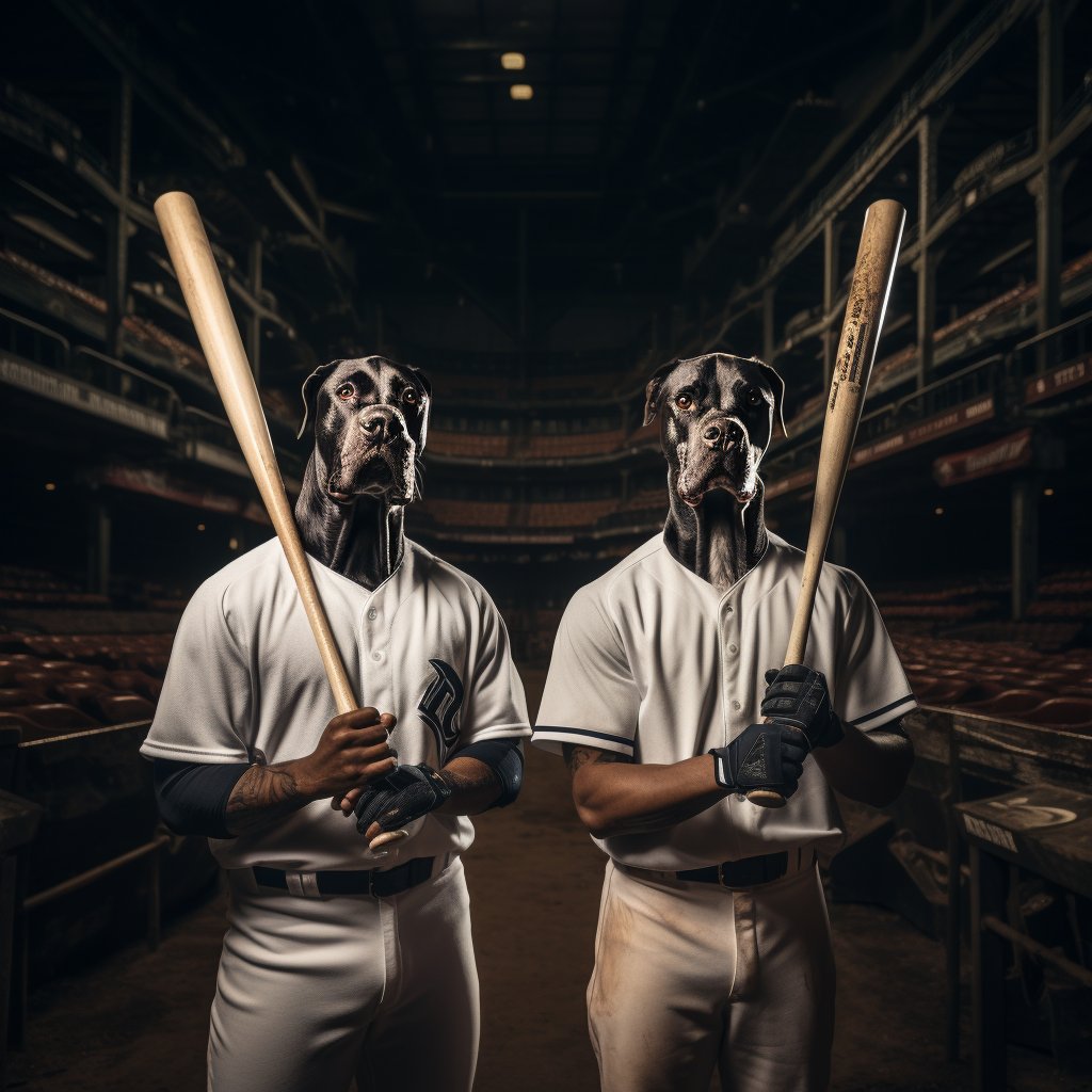 Down Under Diamond Delight: Furryroyal's Baseball Portrait