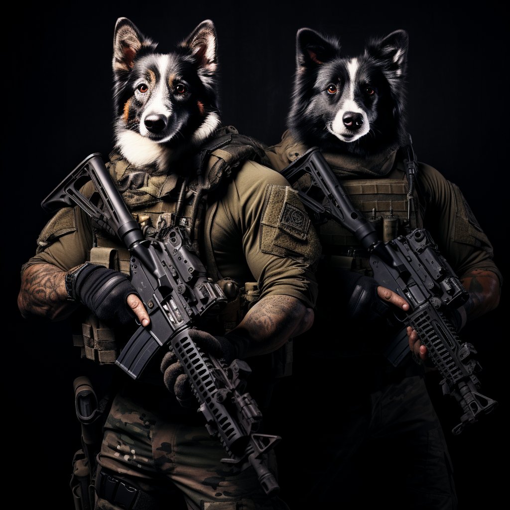 The Gift of Valor: Furryroyal's Air Force Pet Portrait Voucher