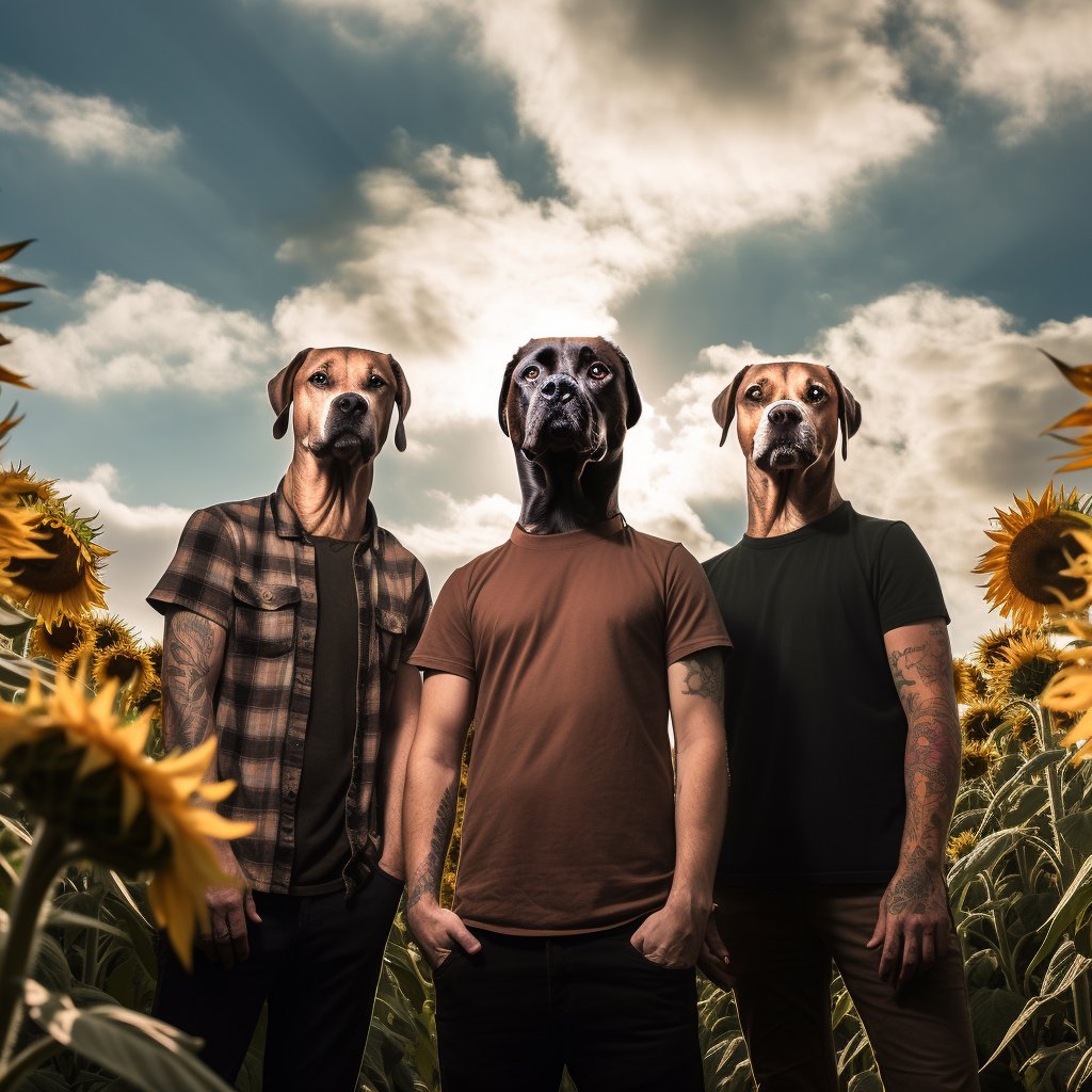 Harmony in Bloom: Furryroyal's Sunflower-Themed Unity Portrait