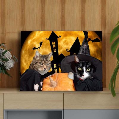 creative cats portraits halloween gift ideas