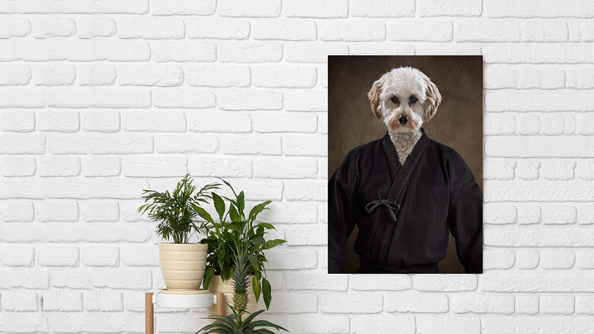 customizable dog portrait